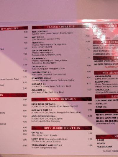 Zic Zac Bar (Swiss Bar)