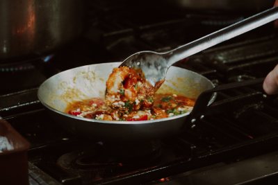 The Corner Restaurant flambe