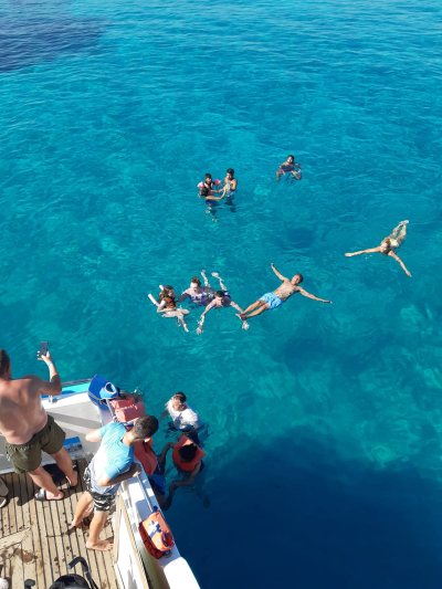 The Paphos Super Jumbo Real Glass Bottom Boat