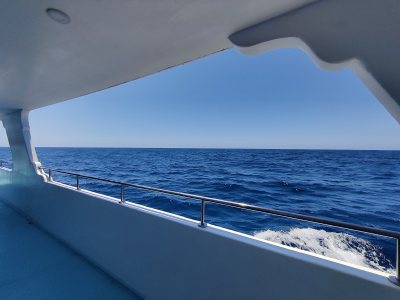 The Paphos Super Jumbo Real Glass Bottom Boat