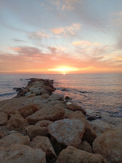 The sunset point of cyprus